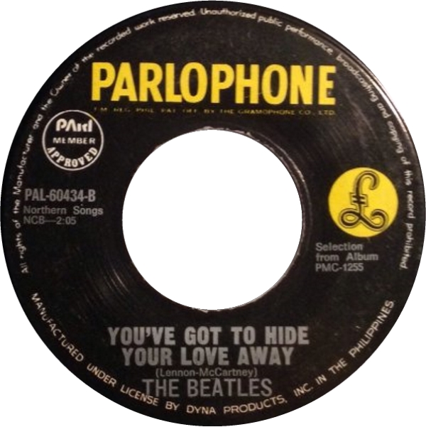 You've Got to Hide Your Love Away (The Beatles) by J. Lennon, P